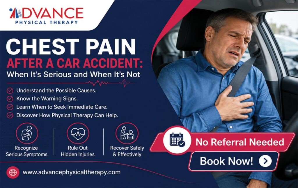 chest pain after car accident