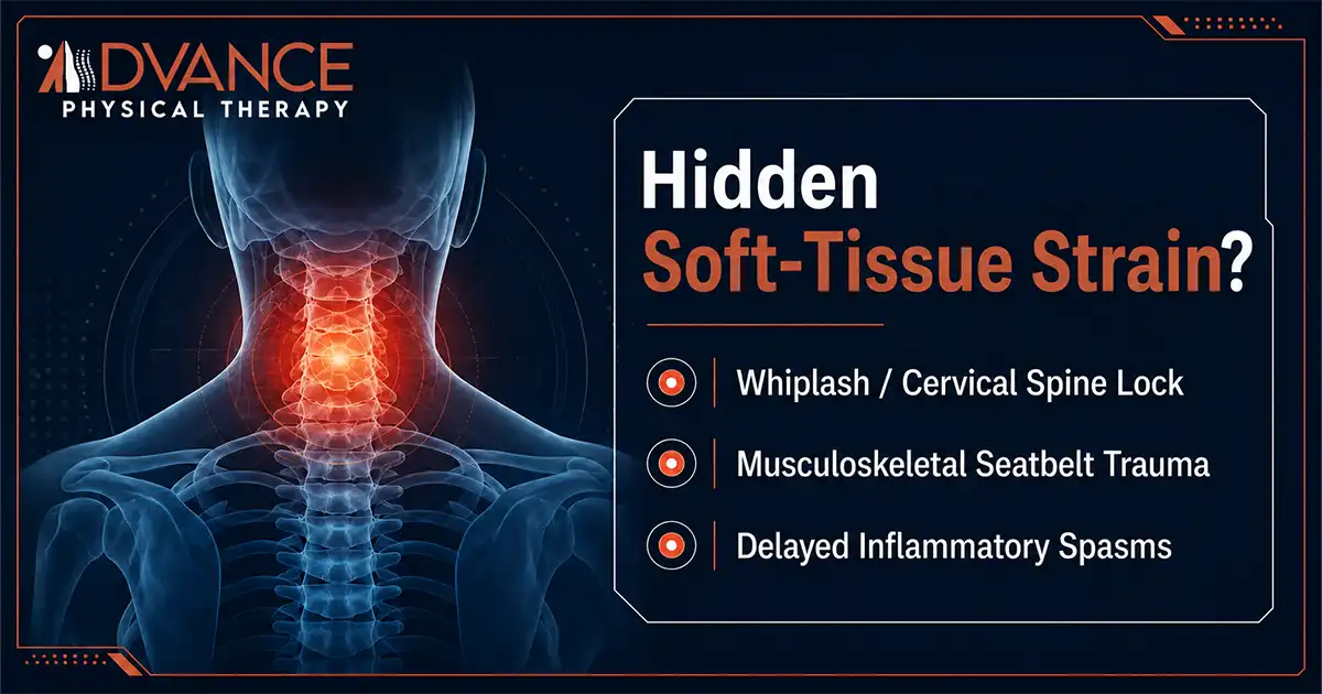 Hidden soft-tissue strain symptoms after a car accident